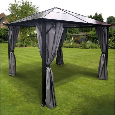 Glendale Peninsula Polycarbonate Gazebo 3m x 3m
